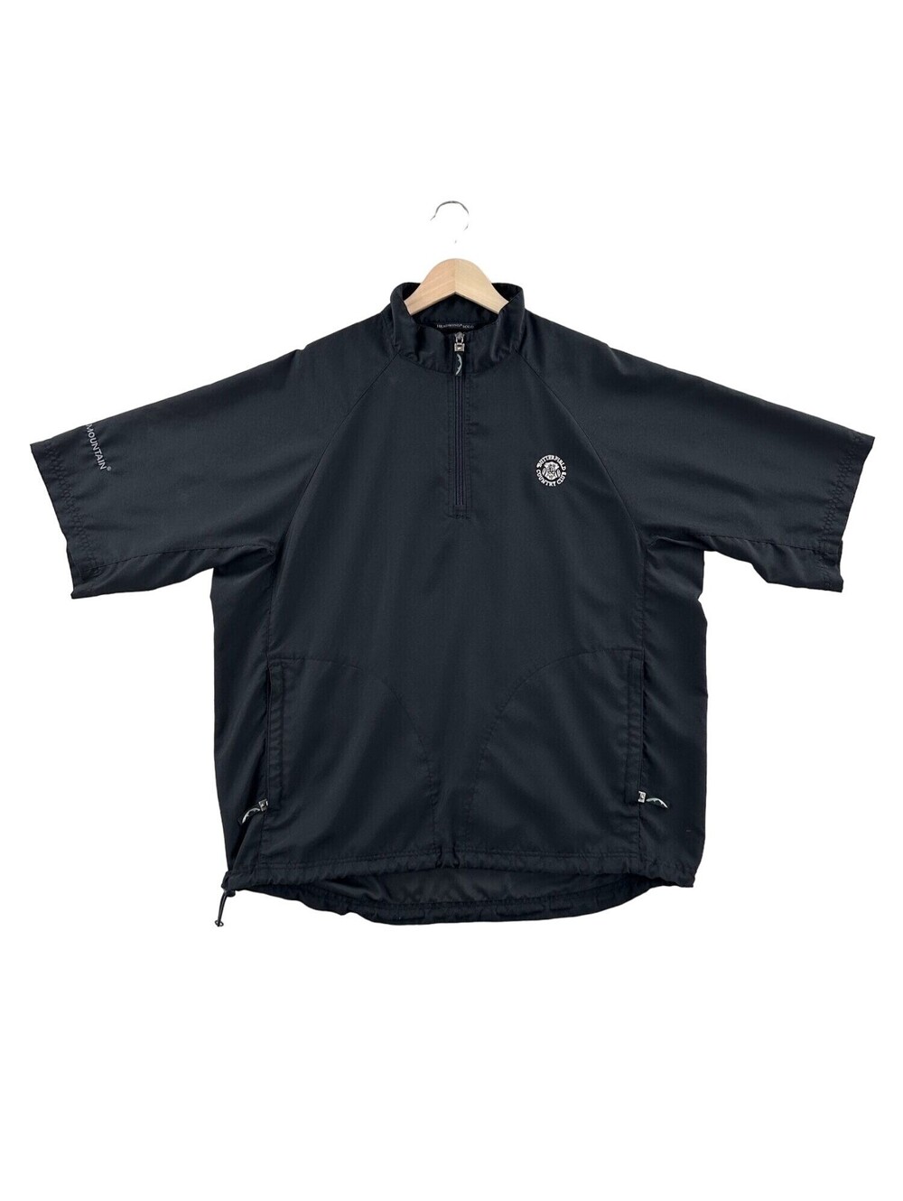 Sun Mountain Butterfield Country Club 1/4 Zip Half Sleeve Golf Jacket Large